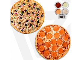 Caesar's Pizza Thin Intro Deal 2 For Rs.2399/-